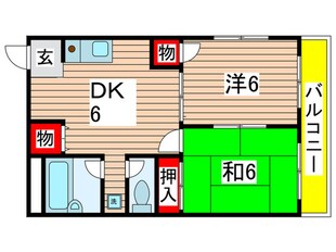 テイエスビルの物件間取画像